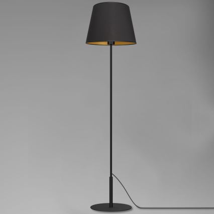 Lámpara de pie ARDEN 1xE27/60W/230V negro/dorado