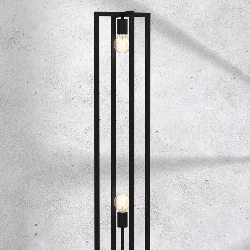 Lámpara de pie ARNOLD 2xE27/60W/230V negro