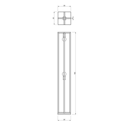 Lámpara de pie ARNOLD 2xE27/60W/230V negro