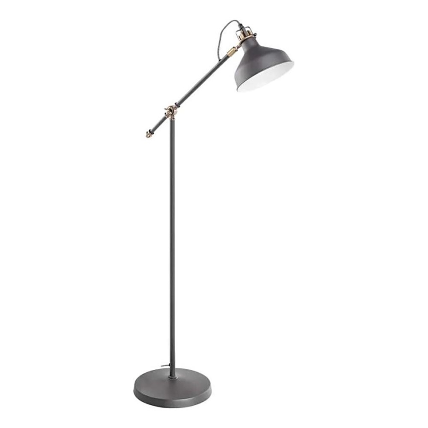 Lámpara de pie ARTHUR 1xE27/25W/230V gris