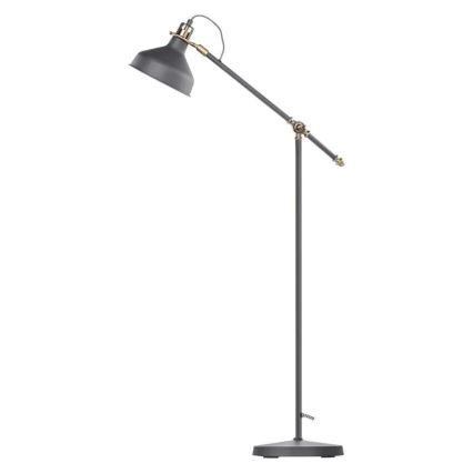 Lámpara de pie ARTHUR 1xE27/25W/230V gris