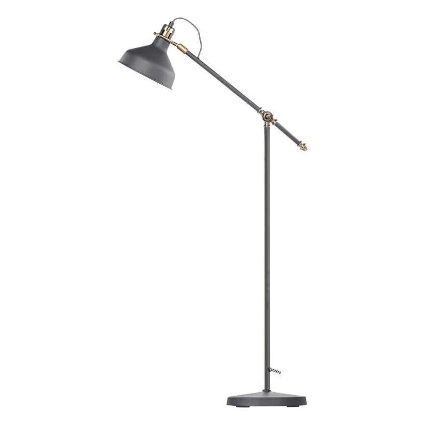 Lámpara de pie ARTHUR 1xE27/25W/230V gris