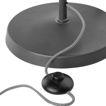 Lámpara de pie ARTHUR 1xE27/25W/230V gris