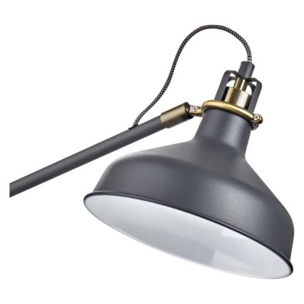 Lámpara de pie ARTHUR 1xE27/25W/230V gris
