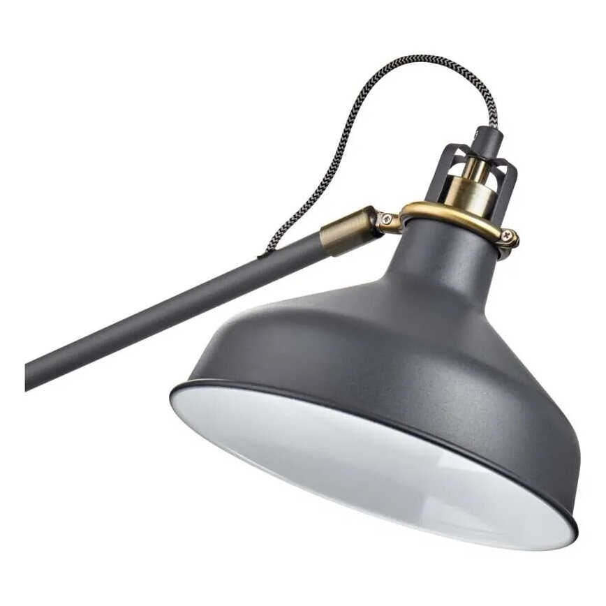 Lámpara de pie ARTHUR 1xE27/25W/230V gris
