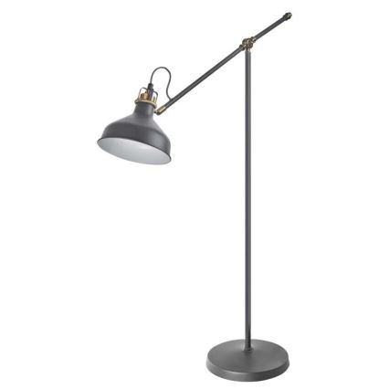 Lámpara de pie ARTHUR 1xE27/25W/230V gris