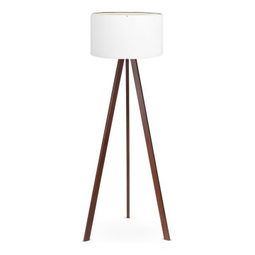 Lámpara de pie AYD 1xE27/60W/230V blanco/marrón