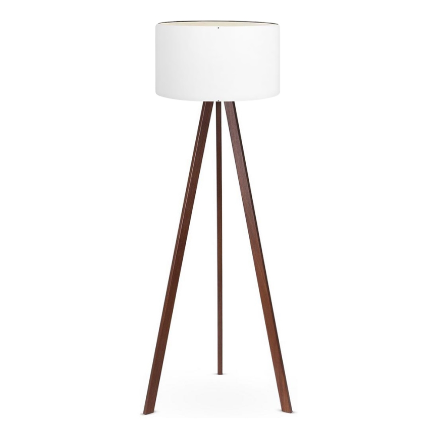 Lámpara de pie AYD 1xE27/60W/230V blanco/marrón