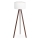Lámpara de pie AYD 1xE27/60W/230V blanco/marrón