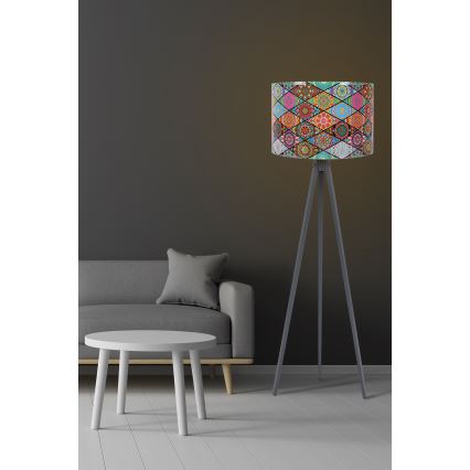 Lámpara de pie AYD 1xE27/60W/230V colorido/gris