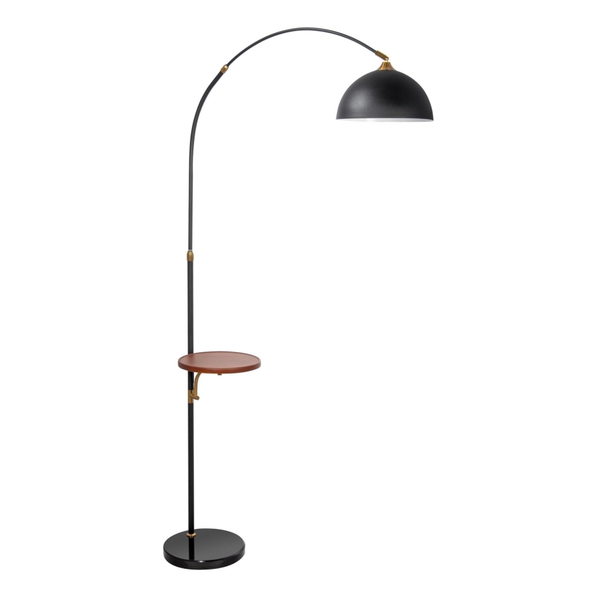 Lámpara de pie con mesa 1xE27/60W/230V negro