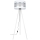 Lámpara de pie CORAL 1xE27/60W/230V blanco/cromo