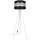 Lámpara de pie CORAL 1xE27/60W/230V blanco/negro/cromo