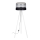 Lámpara de pie CORAL 1xE27/60W/230V blanco/negro/gris/cromo mate