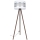 Lámpara de pie CORAL 1xE27/60W/230V marrón/blanco/cromo
