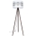 Lámpara de pie CORAL 1xE27/60W/230V marrón/blanco/cromo