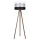 Lámpara de pie CORAL 1xE27/60W/230V marrón/negro/blanco/cromo mate