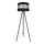 Lámpara de pie CORAL 1xE27/60W/230V marrón/negro/cromo mate