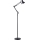 Lámpara de pie flexible AURIQ 1xE27/60W/230V 184 cm negro