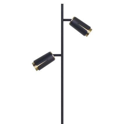 Lámpara de pie FLOWER 2xGU10/8W/230V negro