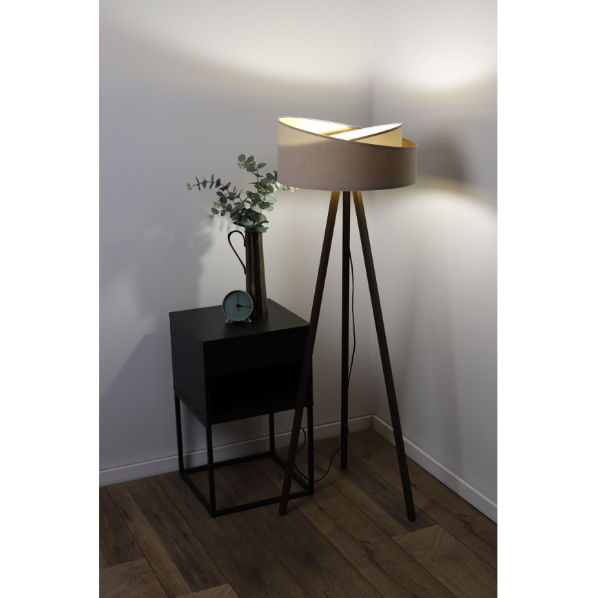 Lámpara de pie GALAXY 1xE27/60W/230V beige/marrón