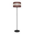 Lámpara de pie HELEN 1xE27/15W/230V marrón/negro/dorado