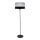Lámpara de pie HELEN 1xE27/15W/230V negro/gris/plata