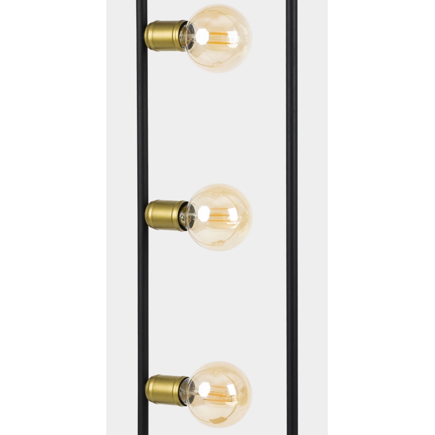 Lámpara de pie HYDRIA 3xE27/60W/230V negro