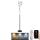 Lámpara de pie LED regulable LED/50W/230V 3000-6500K antracita + control remoto