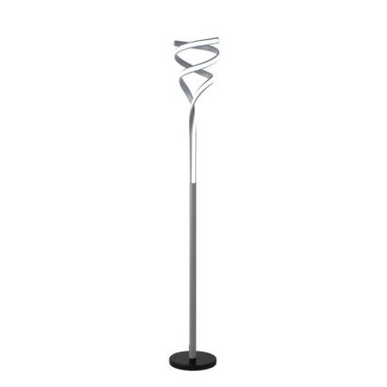Lámpara de pie LED regulable LED/50W/230V 3000-6500K gris + control remoto