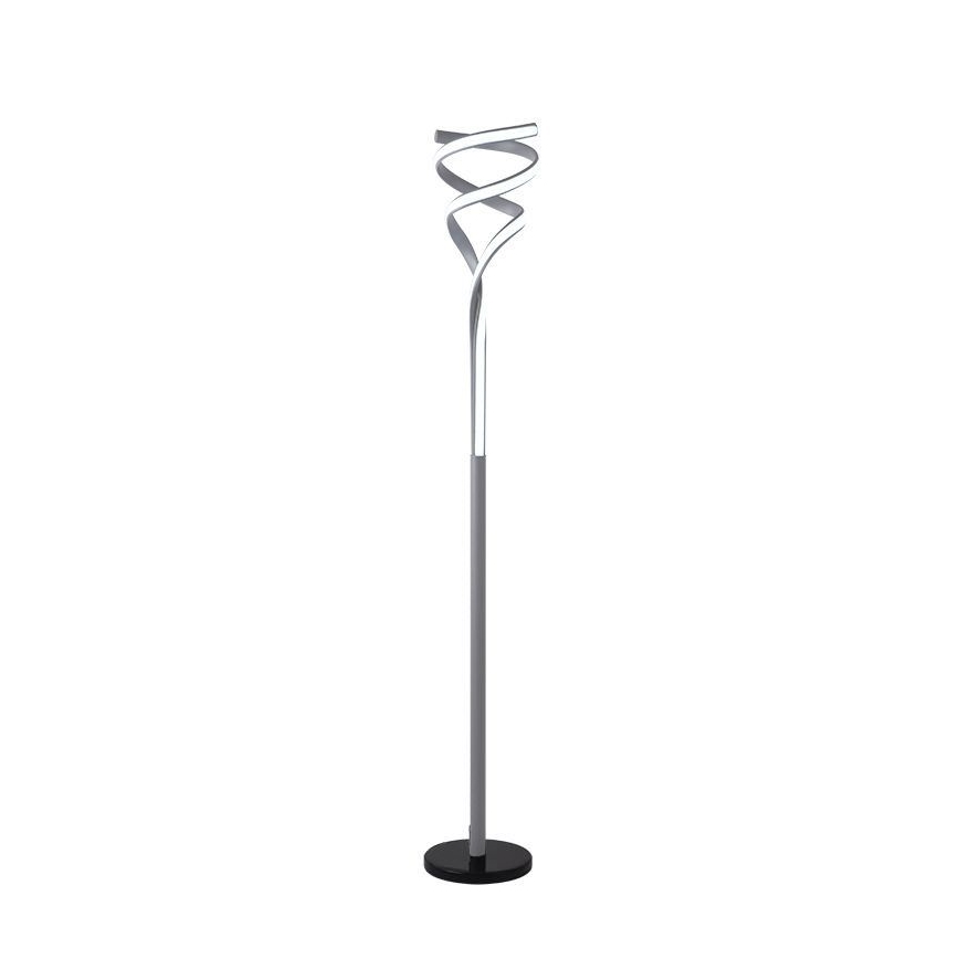 Lámpara de pie LED regulable LED/50W/230V 3000-6500K gris + control remoto