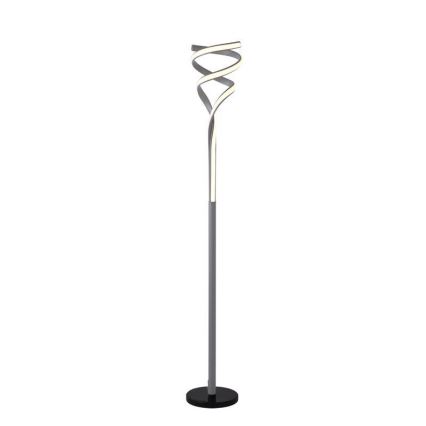 Lámpara de pie LED regulable LED/50W/230V 3000-6500K gris + control remoto