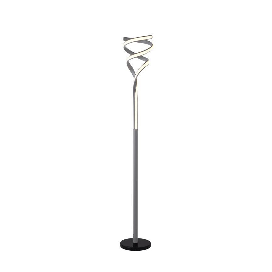 Lámpara de pie LED regulable LED/50W/230V 3000-6500K gris + control remoto