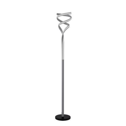 Lámpara de pie LED regulable LED/50W/230V 3000-6500K gris + control remoto
