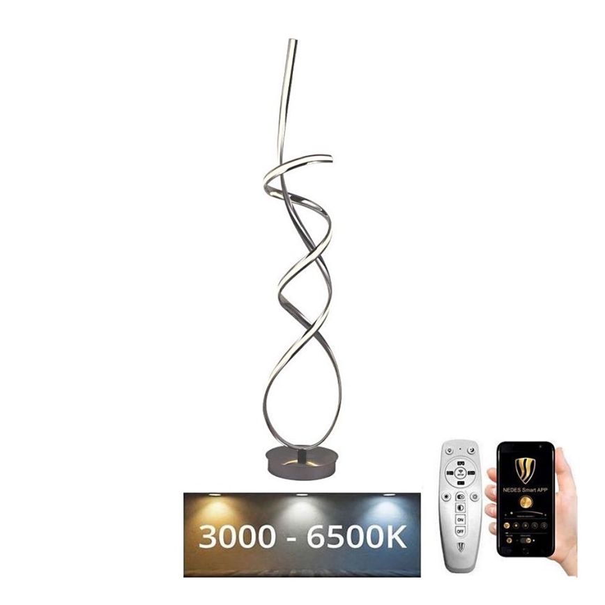 Lámpara de pie LED regulable LED/80W/230V 3000-6500K + control remoto