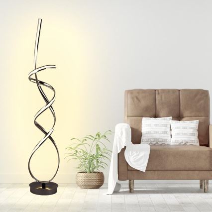 Lámpara de pie LED regulable LED/80W/230V 3000-6500K + control remoto