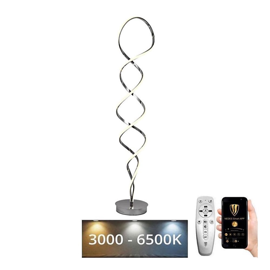 Lámpara de pie LED regulable LED/90W/230V 3000-6500K + control remoto