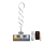 Lámpara de pie LED regulable LED/90W/230V 3000-6500K + control remoto