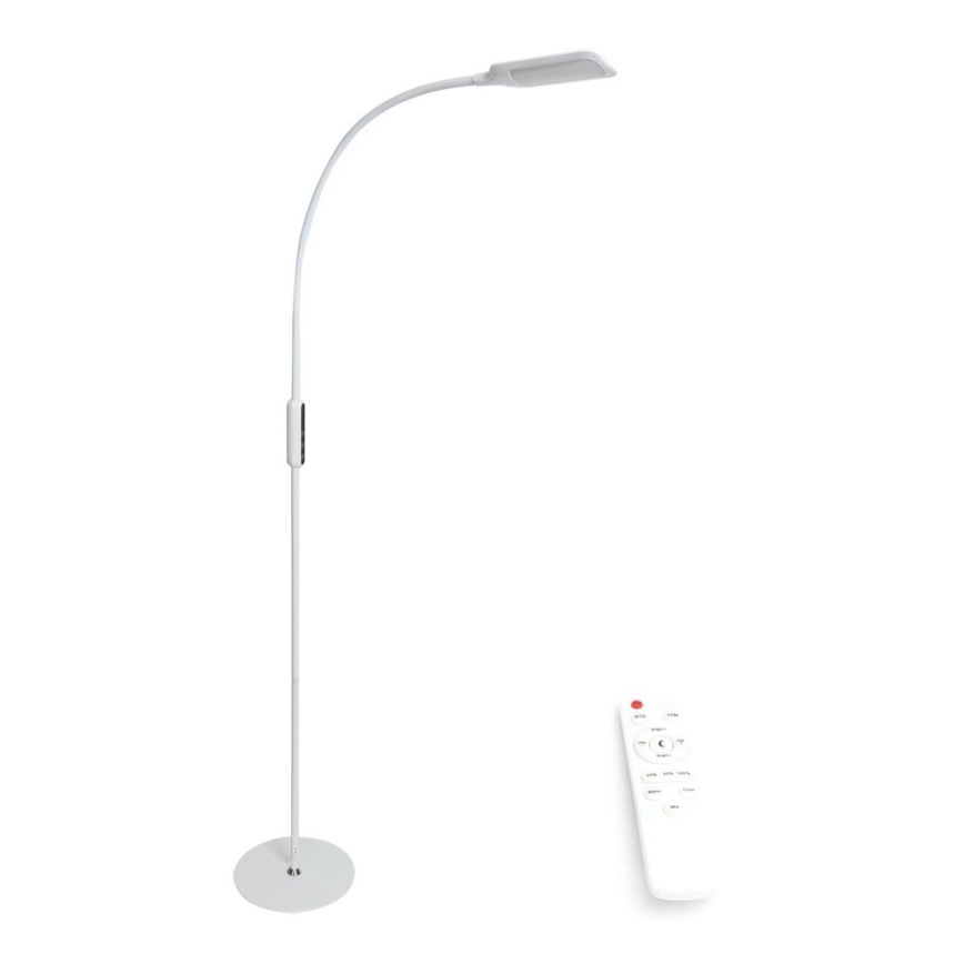 Lámpara de pie LED regulable LED/9W/230V 3000-6500K blanco + control remoto
