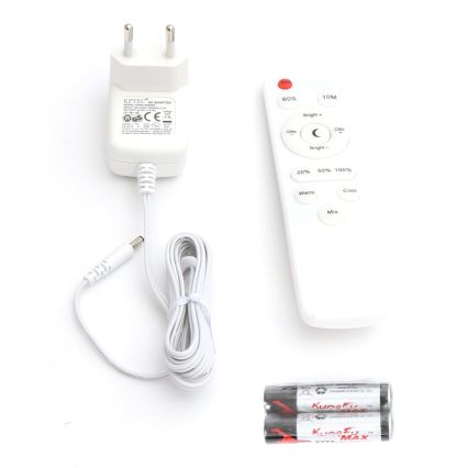 Lámpara de pie LED regulable LED/9W/230V 3000-6500K blanco + control remoto