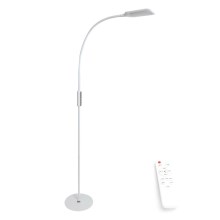 Lámpara de pie LED regulable LED/9W/24V 3000-6500K blanco + control remoto