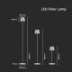 Lámpara de pie LED regulable recargable LED/4W/5V 4400 mAh 4000K IP54 blanco