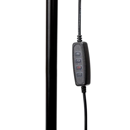 Lámpara de pie LED regulable SIGNUS LED/10W/230V 3000/4500/6500K negro