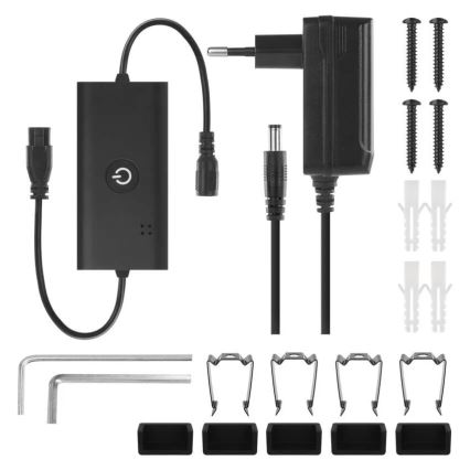 Lámpara de pie LED RGBIC regulable GoSmart LED/20W/230V 2700K Wi-Fi Tuya