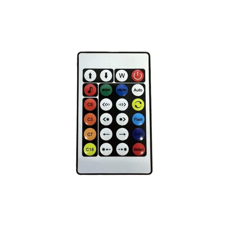 Lámpara de pie LED RGBW regulable LED/12W/230V + mando a distancia