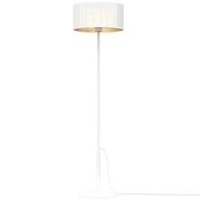Lámpara de pie LOFT SHADE 1xE27/60W/230V blanco/dorado