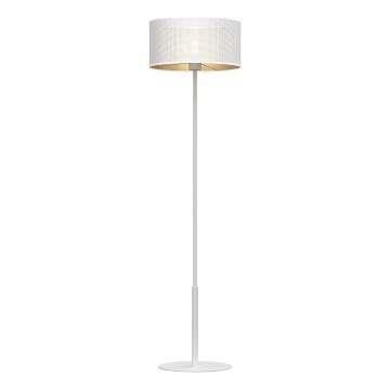 Lámpara de pie LOFT SHADE 1xE27/60W/230V blanco/dorado