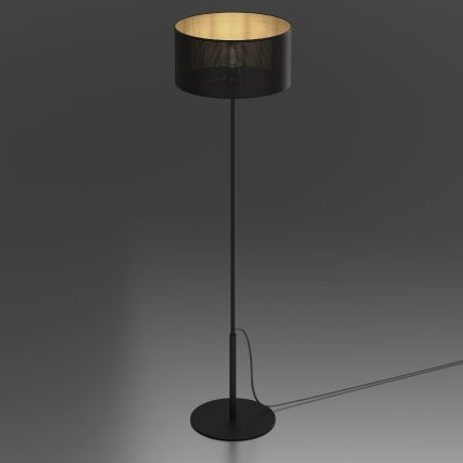 Lámpara de pie LOFT SHADE 1xE27/60W/230V negro/dorado