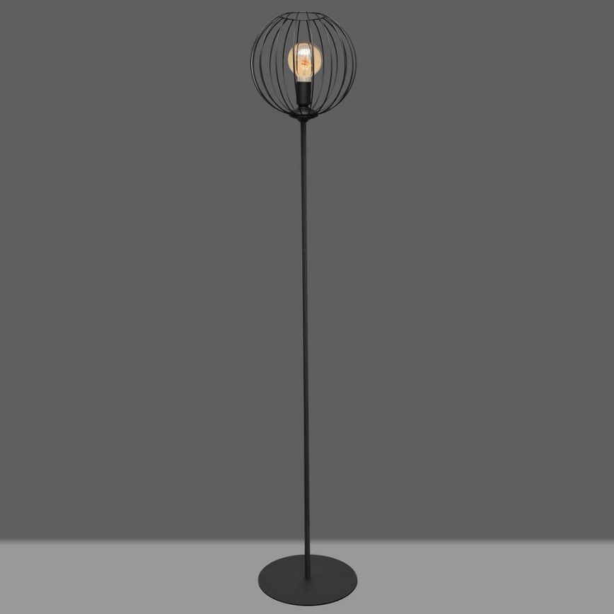 Lámpara de pie MERCURE 1xE27/15W/230V negro