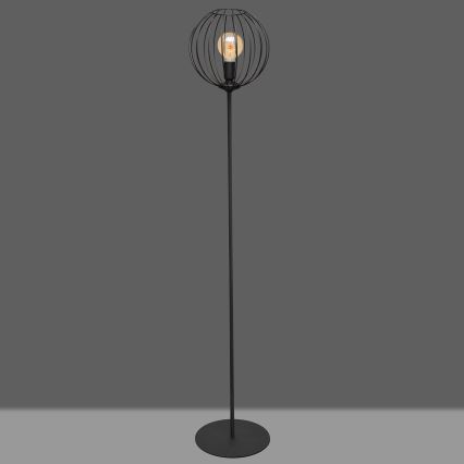 Lámpara de pie MERCURE 1xE27/15W/230V negro